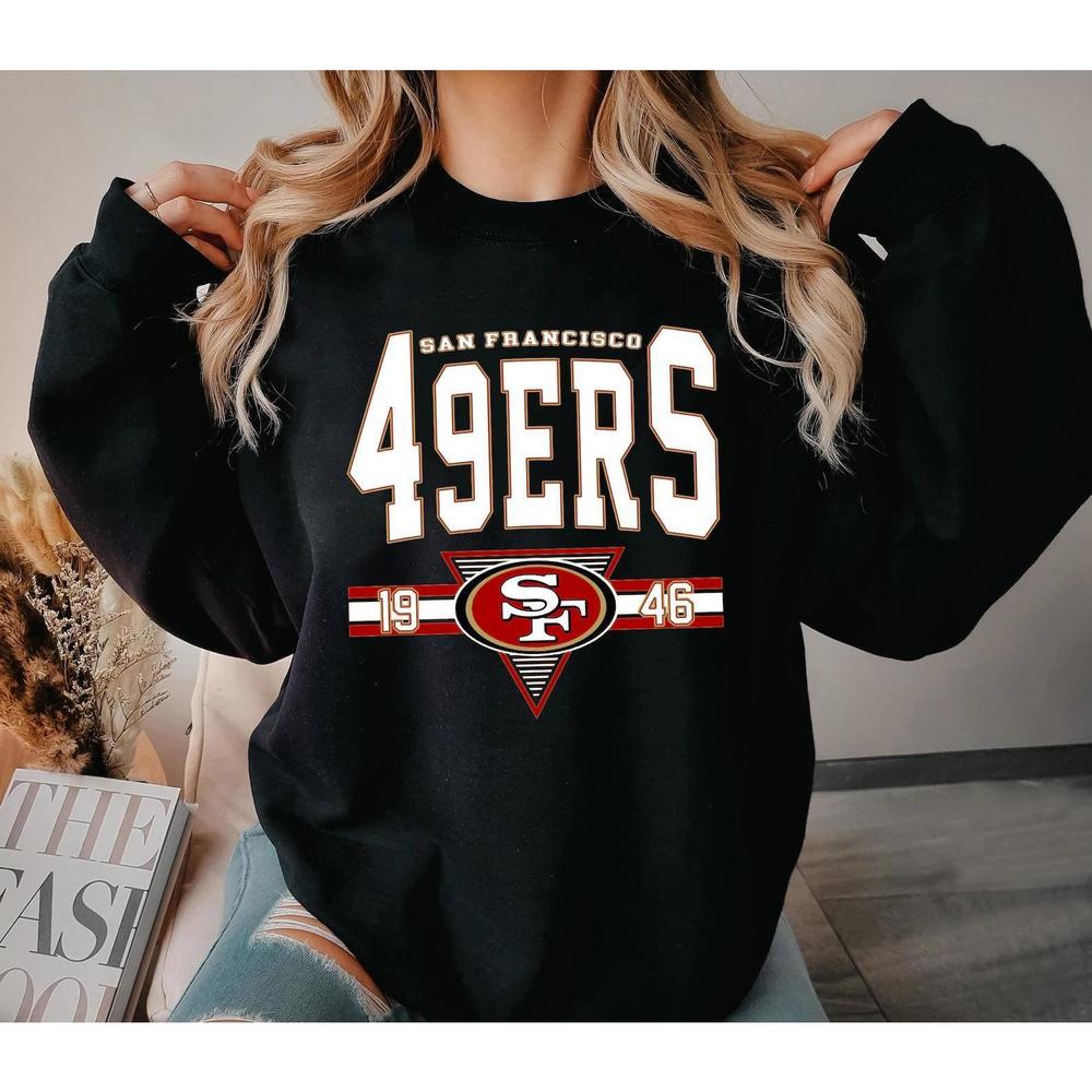 Vintage San Francisco Football Crewneck Sweatshirt, Ninners Sweatshirt